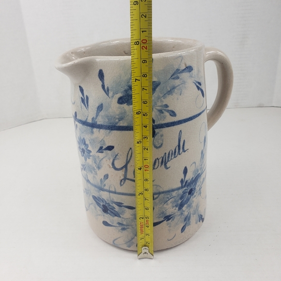 Vtg 1980 Stoneware "Lemonade" Pitcher Studio Pottery Artist Signed by CeCe Bode - Picture 6 of 16